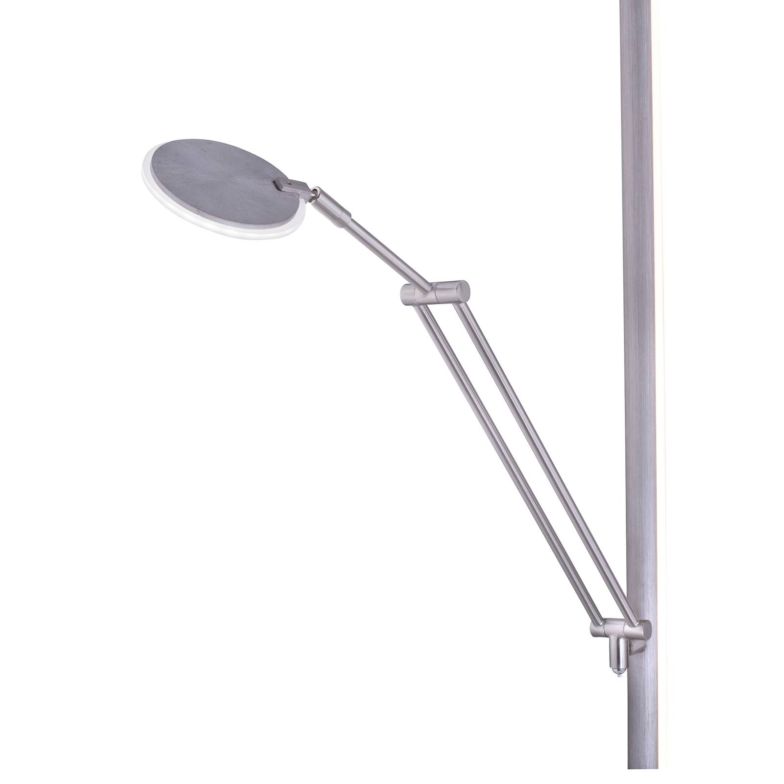 PURE Mutil lampa stojąca LED, lampka, srebrna