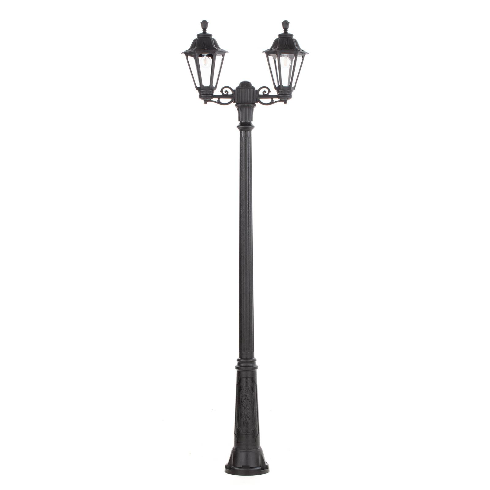 Lampadaire extérieur LED Ricu Bisso/Rut 2 lampes