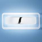 LED sieninis šviestuvas "Antille" chromas 31,4 cm