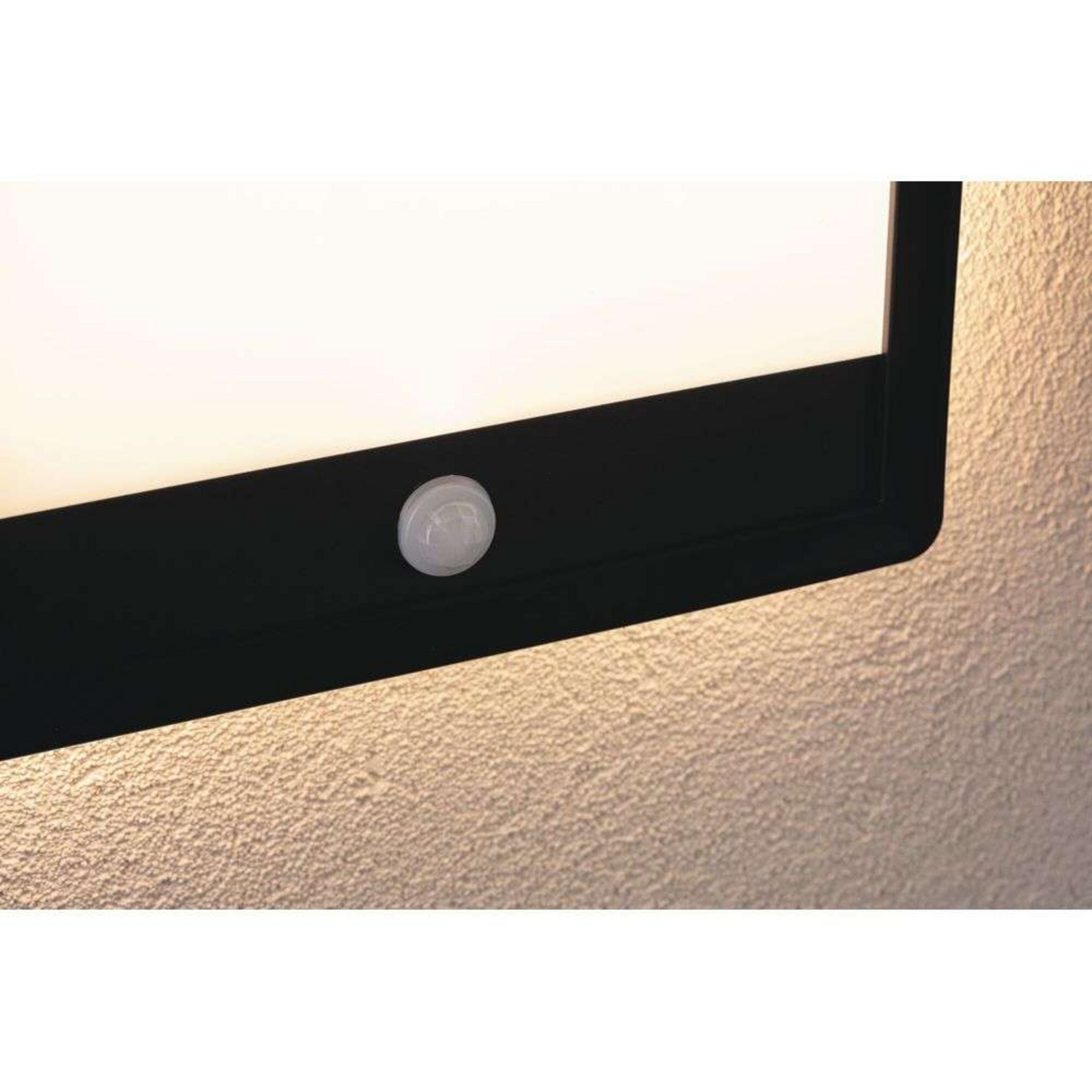 Lamina Utomhus Vägg-/Plafond m/Sensor Square SWR Svart - Paulmann