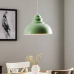 Hanglamp Corin van metaal, groen