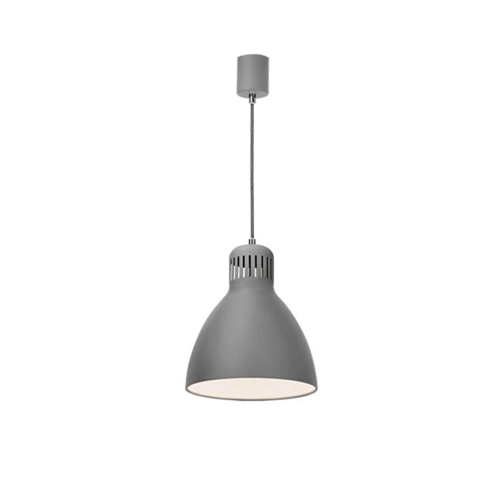 LED-Hängelampe L-1, 3.000 K, grau