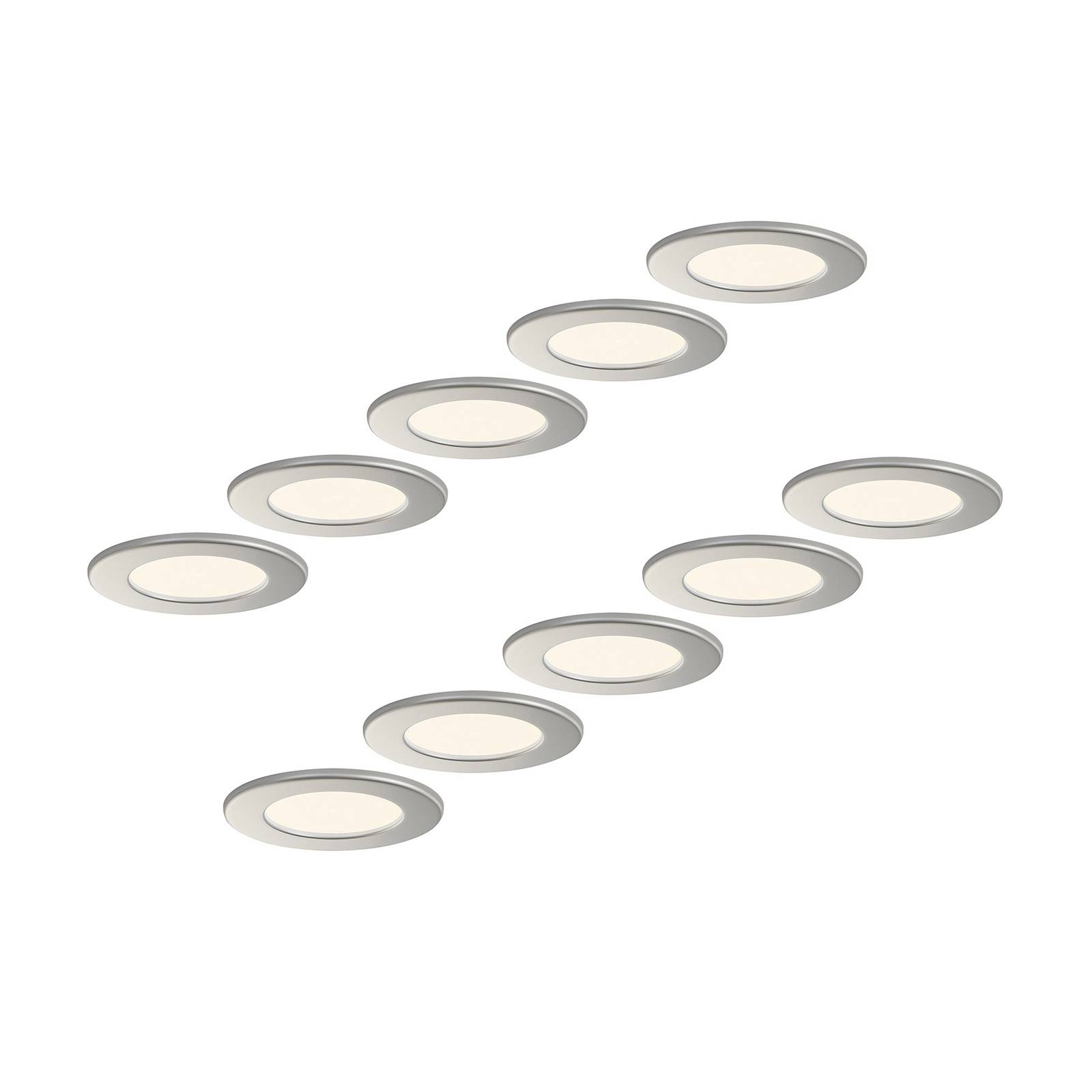 Prios Cadance LED lámpa ezüst 11,5 cm 10-es