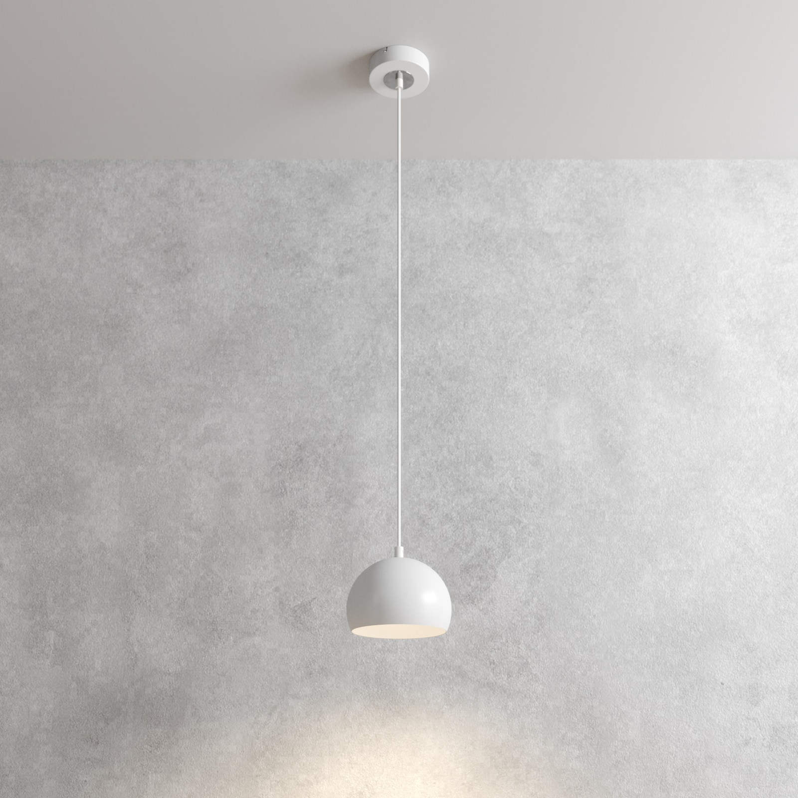 Hanglamp Sool, wit, 1-lamp