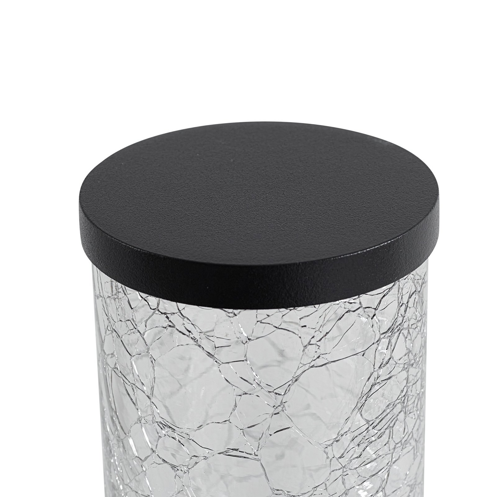 Lindby buitenwandlamp Gavros, zwart, aluminium, sensor