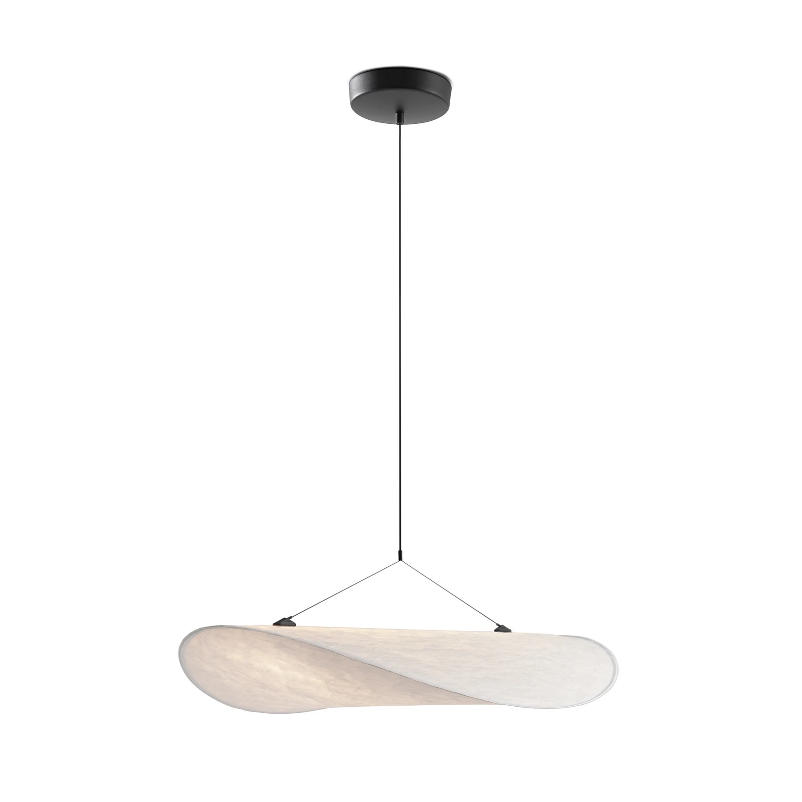 New Works LED hanglamp Tense, Ø 70 cm, wit