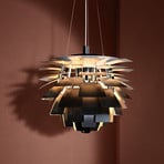 Viseća lampa PH Artichoke V4, crna, Ø 60 cm, Louis Poulsen