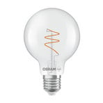 OSRAM LED Vintage G80 E27 4,6 W 927 spiralna žarna nit prozirna dim