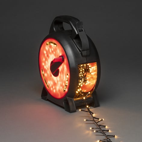 LED-Lichterkette Compact, bernstein
