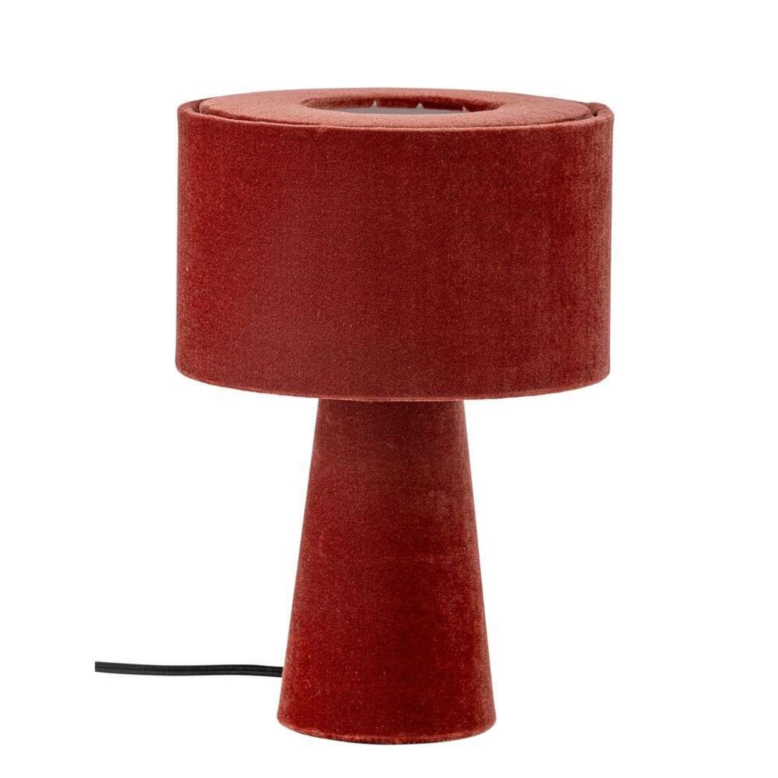 Emmie Tischleuchte Rot Unknown - Schlafzimmer - Stoff / Textil