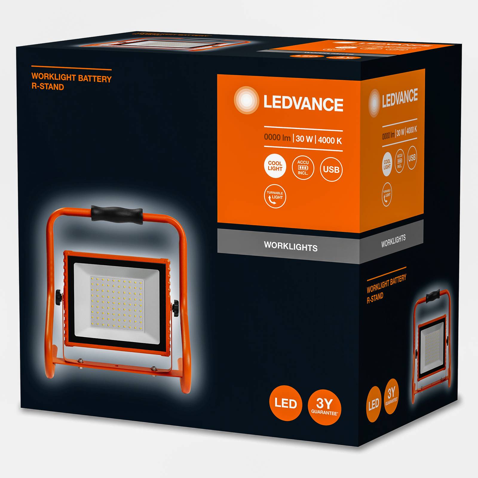 LEDVANCE Arbeidslys Batteri LED arbeidslampe 30 W