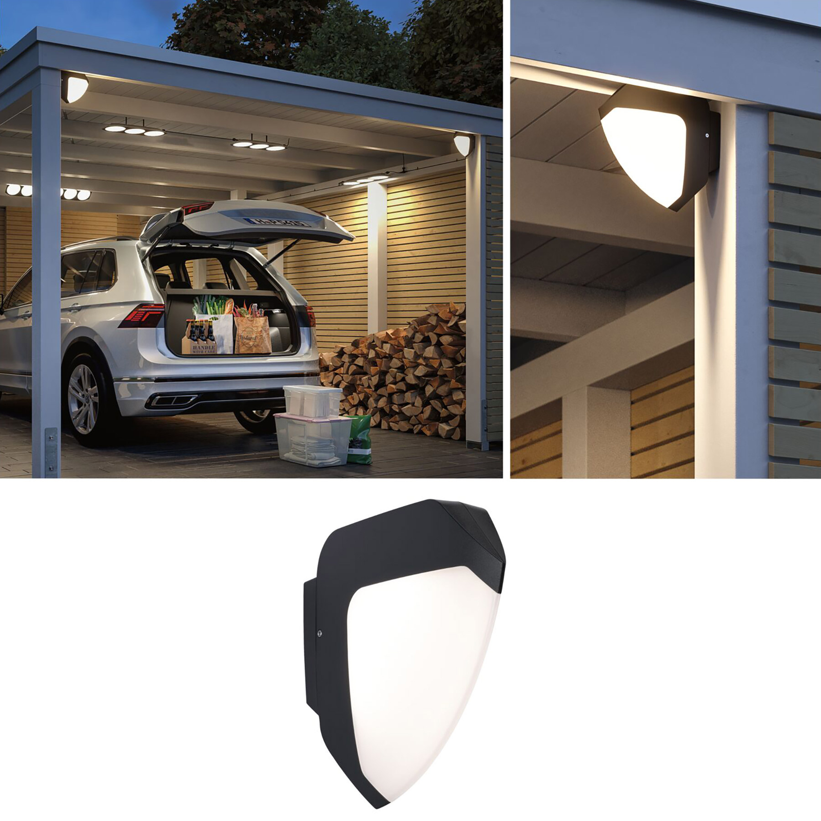 Paulmann Ikosea applique capteur LED 3 000 K
