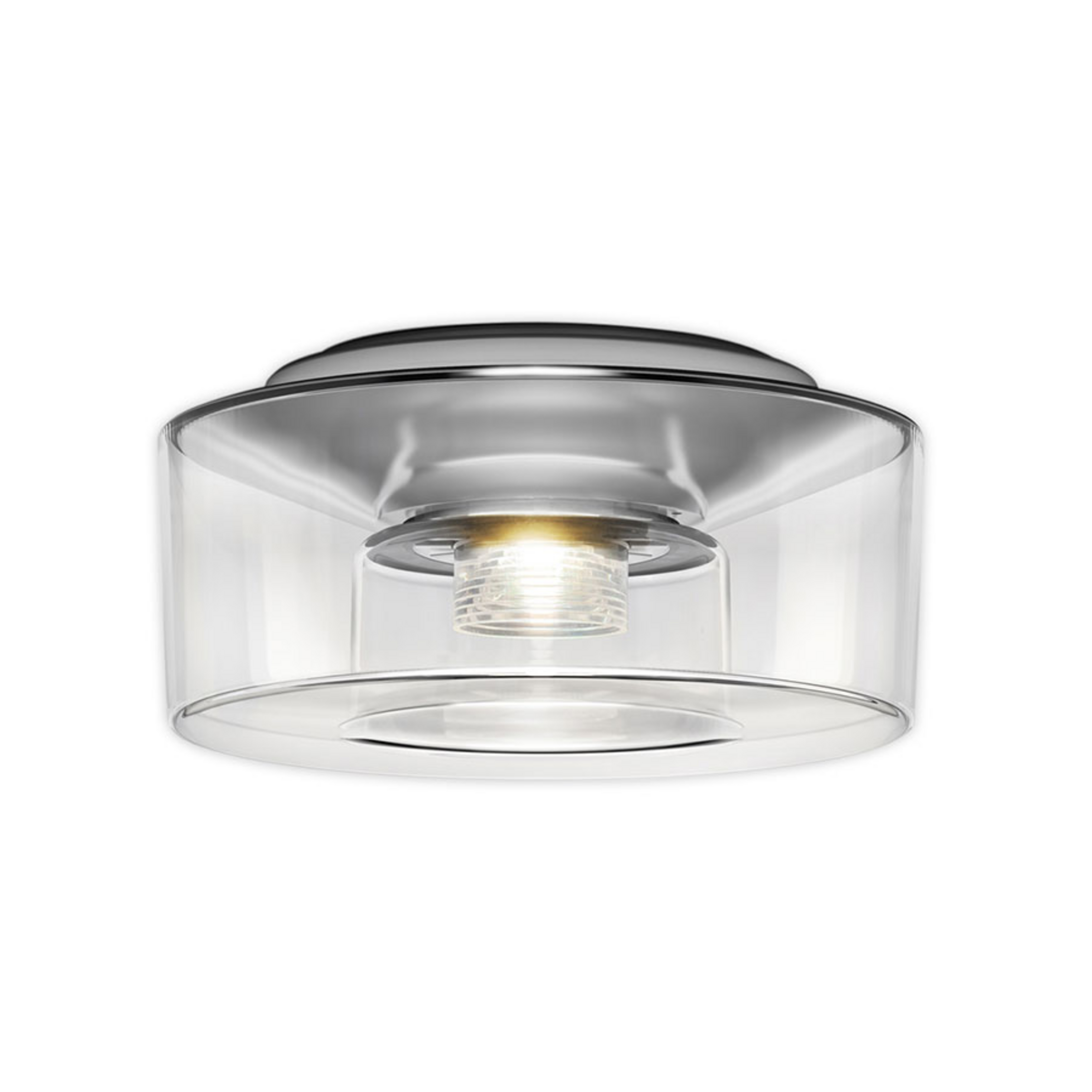 Curling M plafonnier 2 700 K Acrylique transparent - serien.lighting