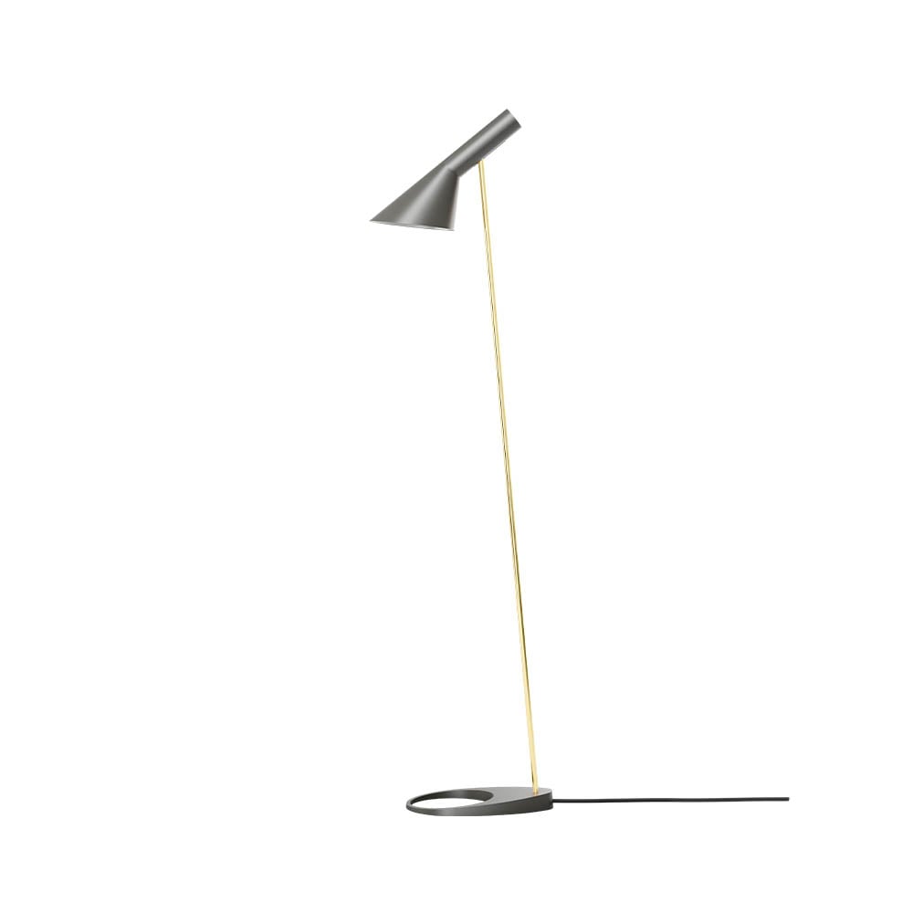 AJ Floor Lamp Brass/Warm Grey - Louis Poulsen