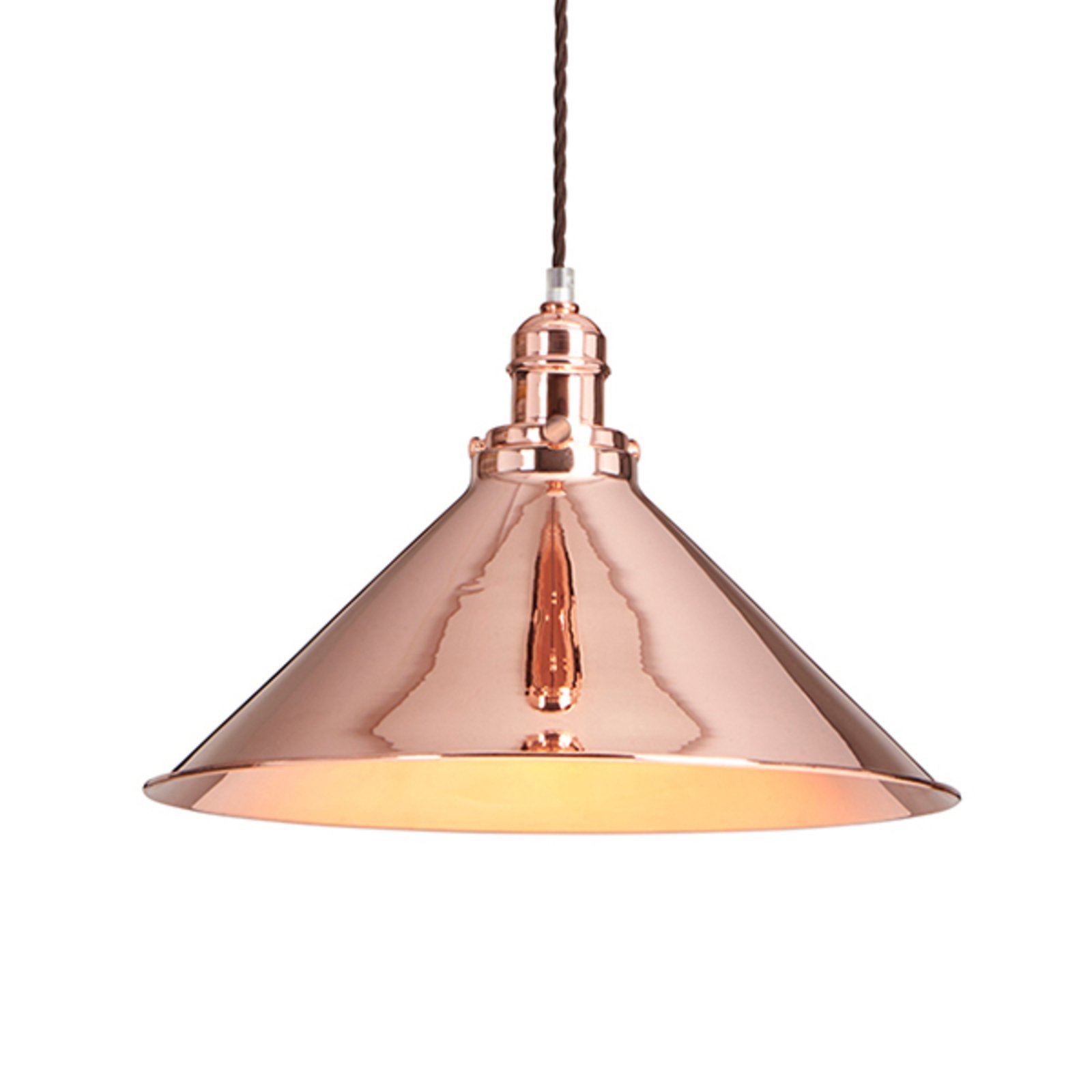 Glittering Provence pendant light, industry style