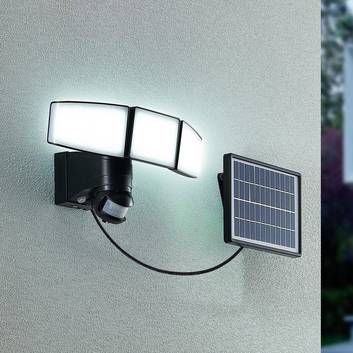 Prios Kalvito LED wandspot solar sensor 3-lamps