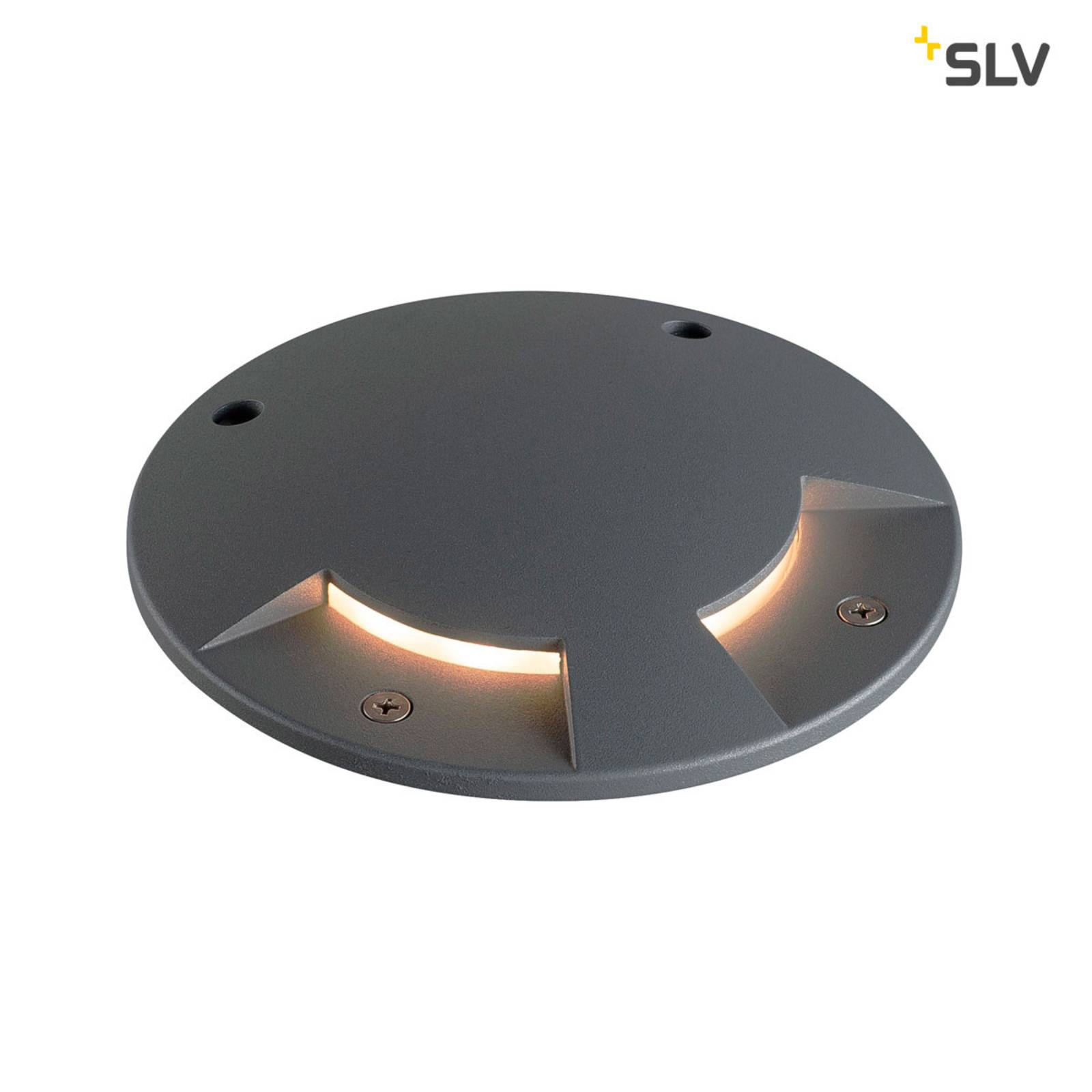SLV Big Plot cover, 2 slits, anthracite, aluminium, H: 2 cm