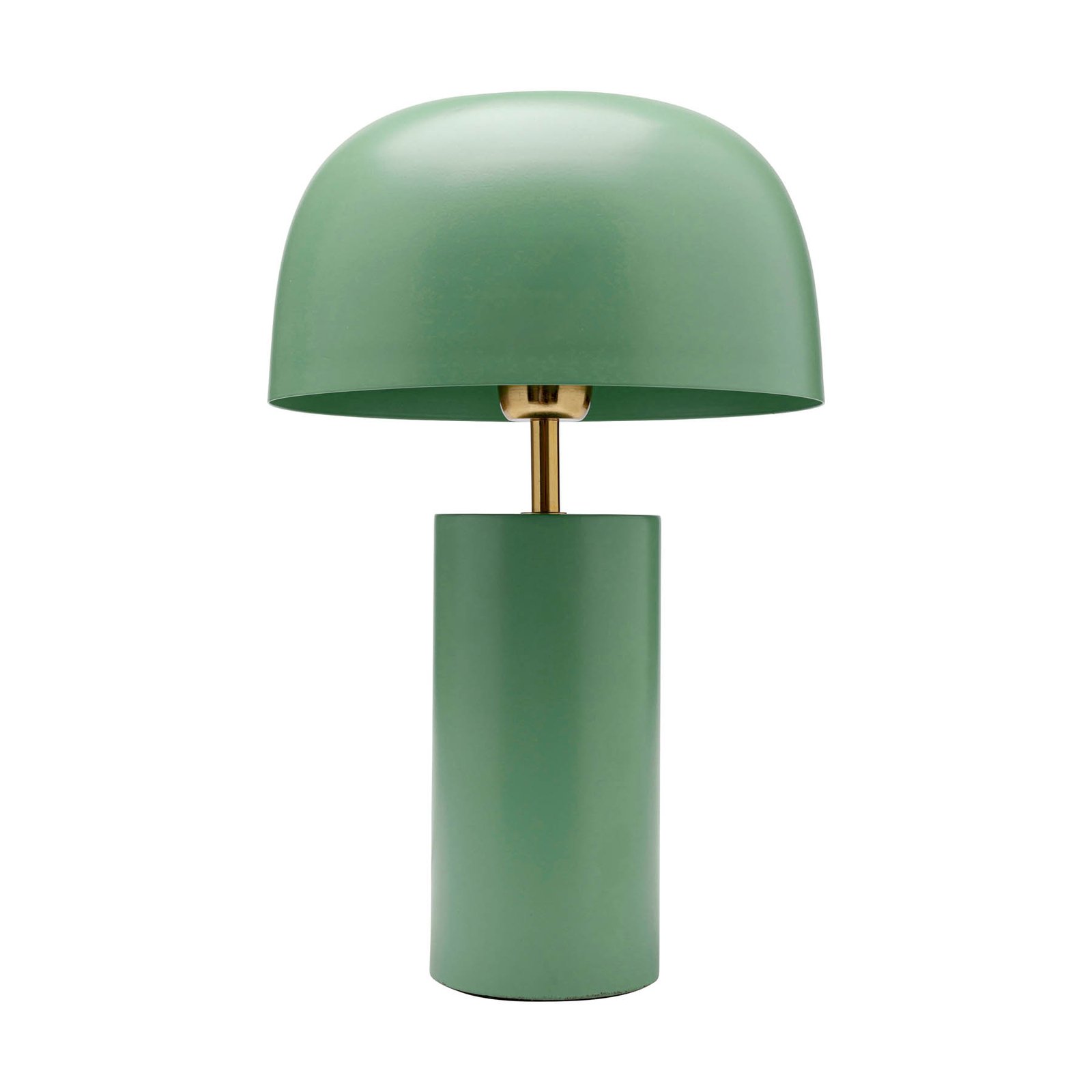 KARE Lampe à poser Loungy, vert, acier, hauteur 38 cm