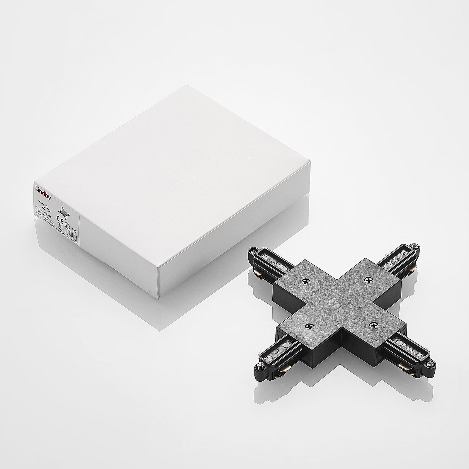 Linaro Track X-Connector Musta - Lindby