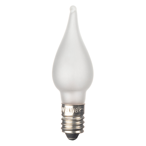 E10 3W 24V Reservlampor 3-pack, stearinljusliknand