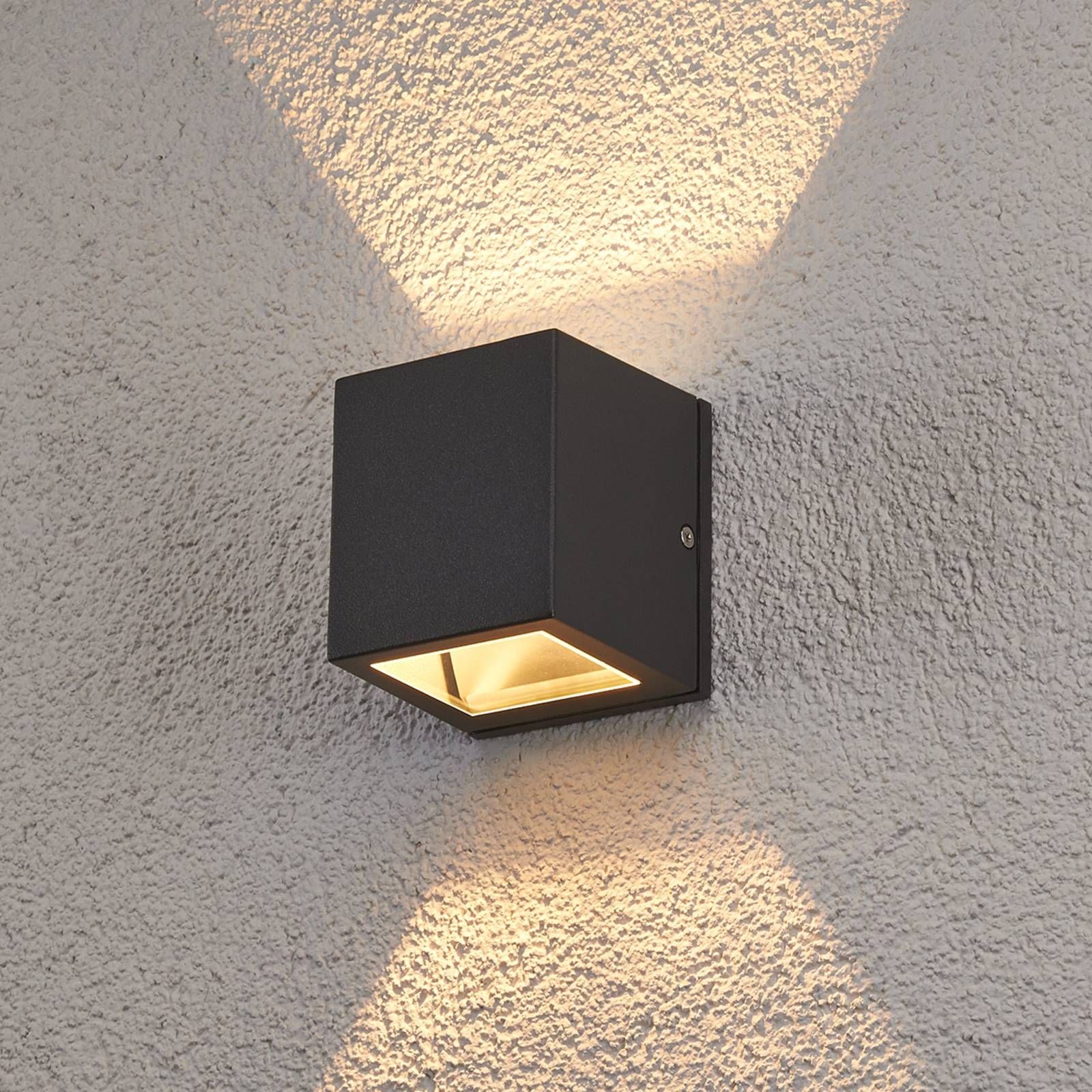 Lucande halogén külső fali lámpa maurice, ip54, 4-es klt