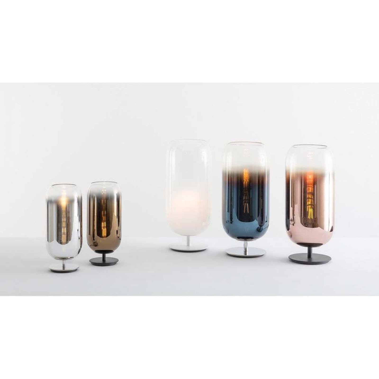 Gople Mini Asztali Lámpa Copper/Black - Artemide