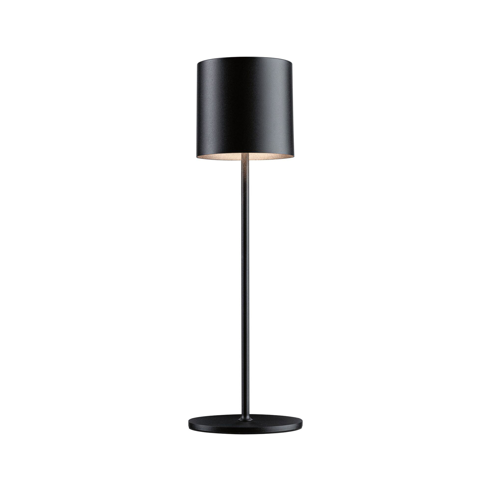 Tuni Portable Lampe de Table IP44 Matt Noir - Paulmann