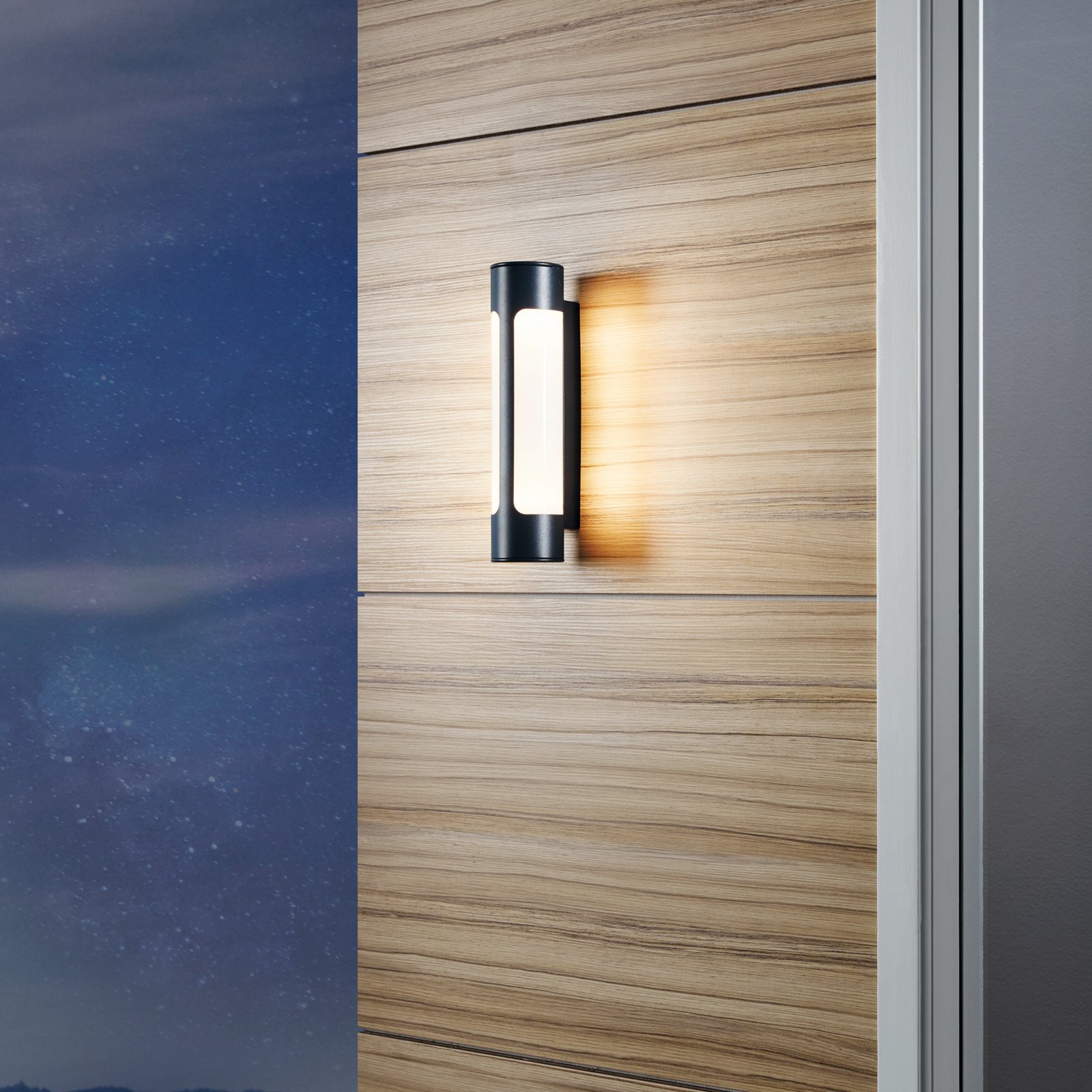 Tonego - utendørs LED-vegglampe i moderne stil