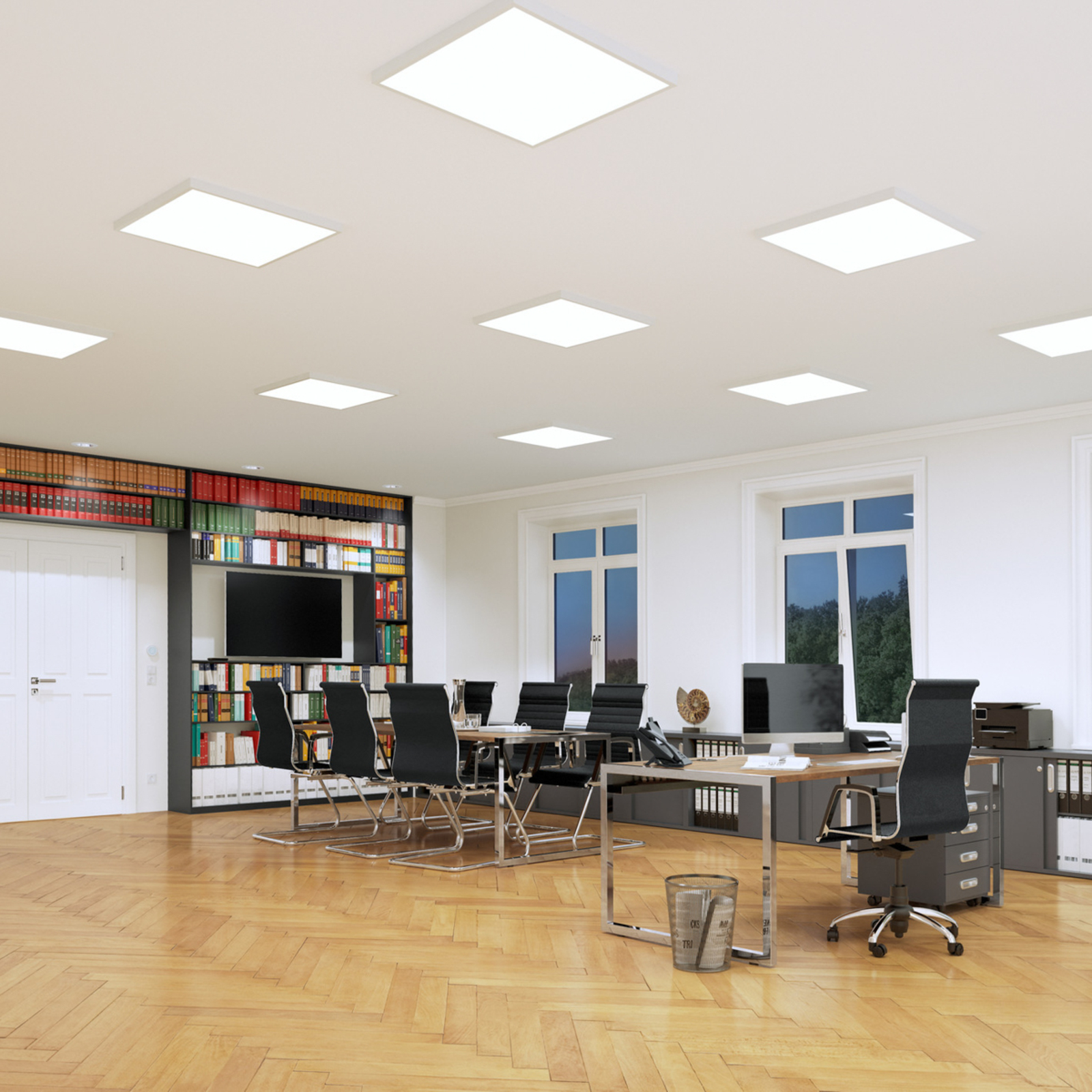 LEDVANCE SMART+ Biolux HCL LED skydelis CCT 59,5x59,5