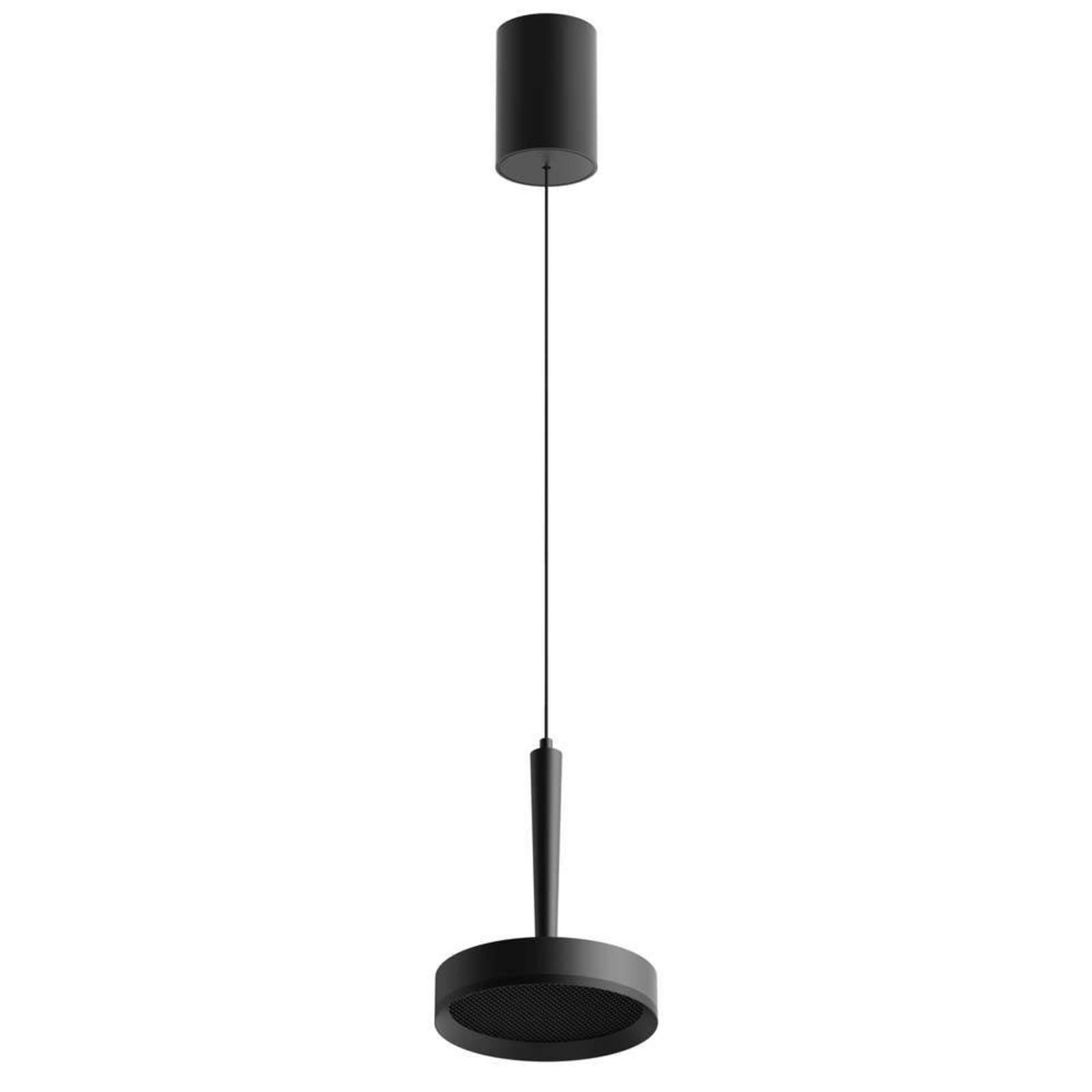 LOOM DESIGN lampă suspendată LED Nyx P1 negru aluminiu - Camera de zi / sufragerie - Modern