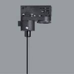 ERCO 3-fazni adapter za visečo svetilko, črn
