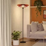 EGLO Stehlampe PIGNONA, rot/orange/weiß, Höhe 161 cm, Textil