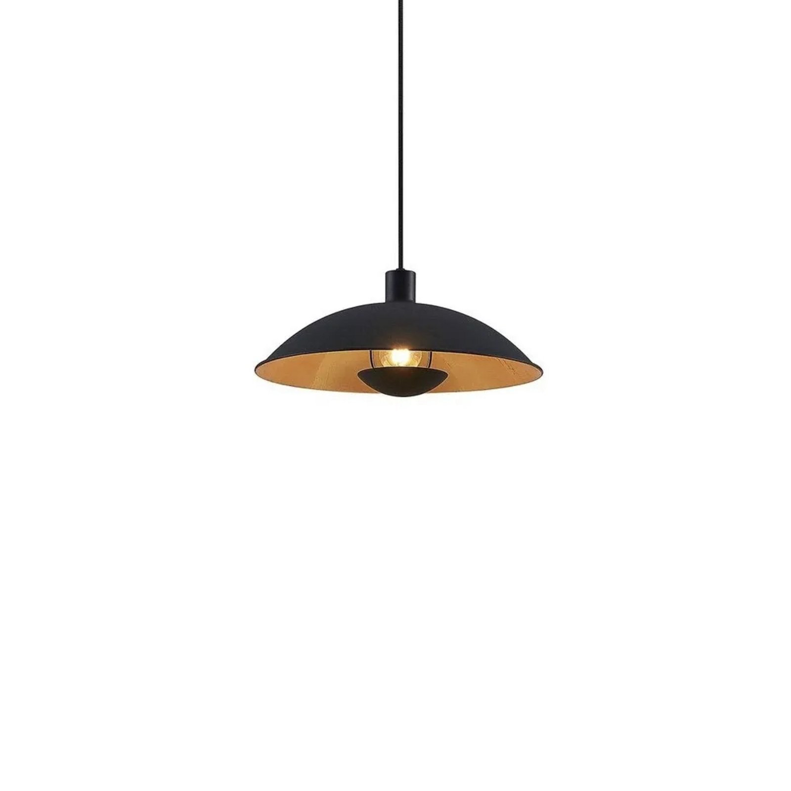 Narisara Závěsná Lampa Ø40 Black/Gold - Lindby