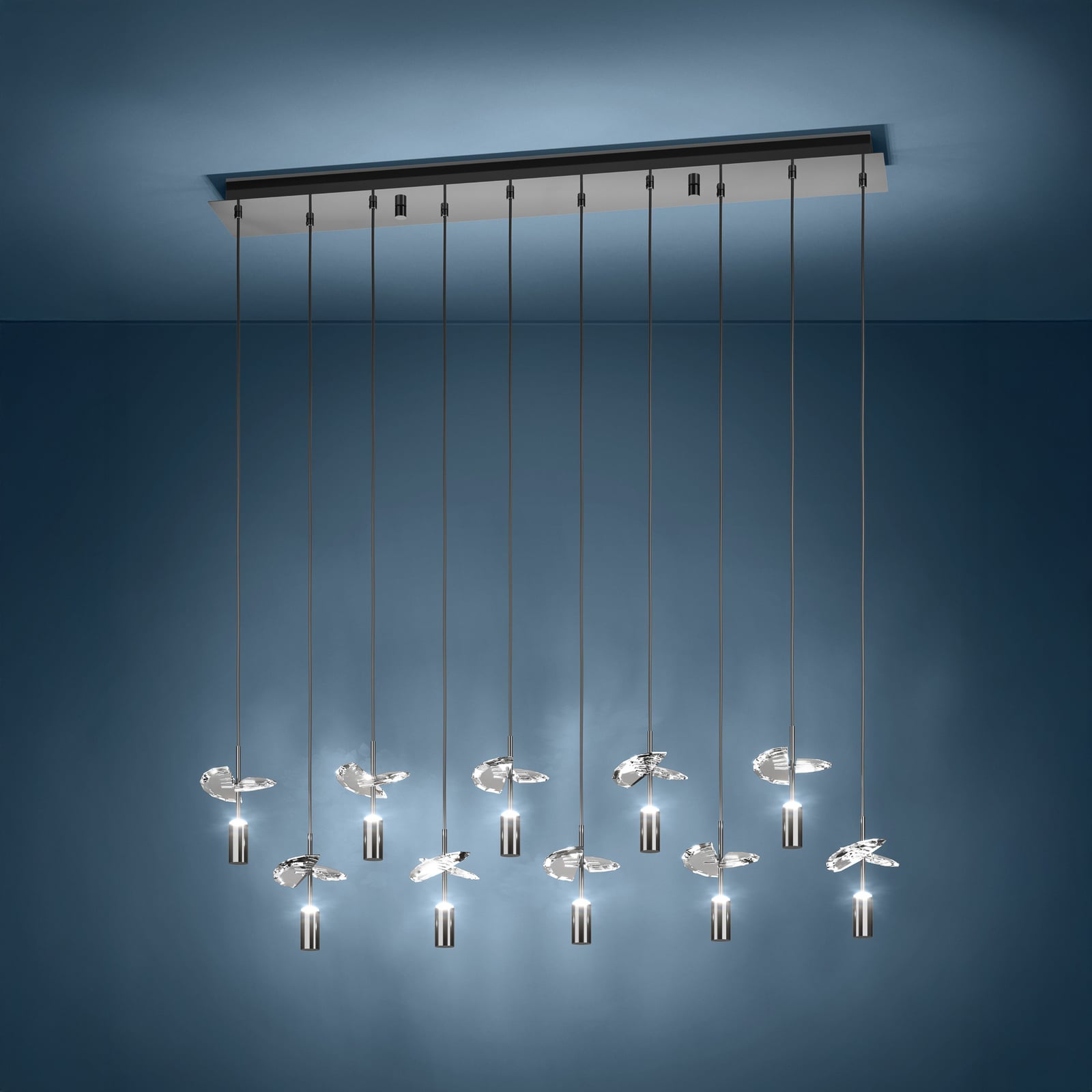 Suspension LED Stars of Light Comareira nickel 91 cm CCT