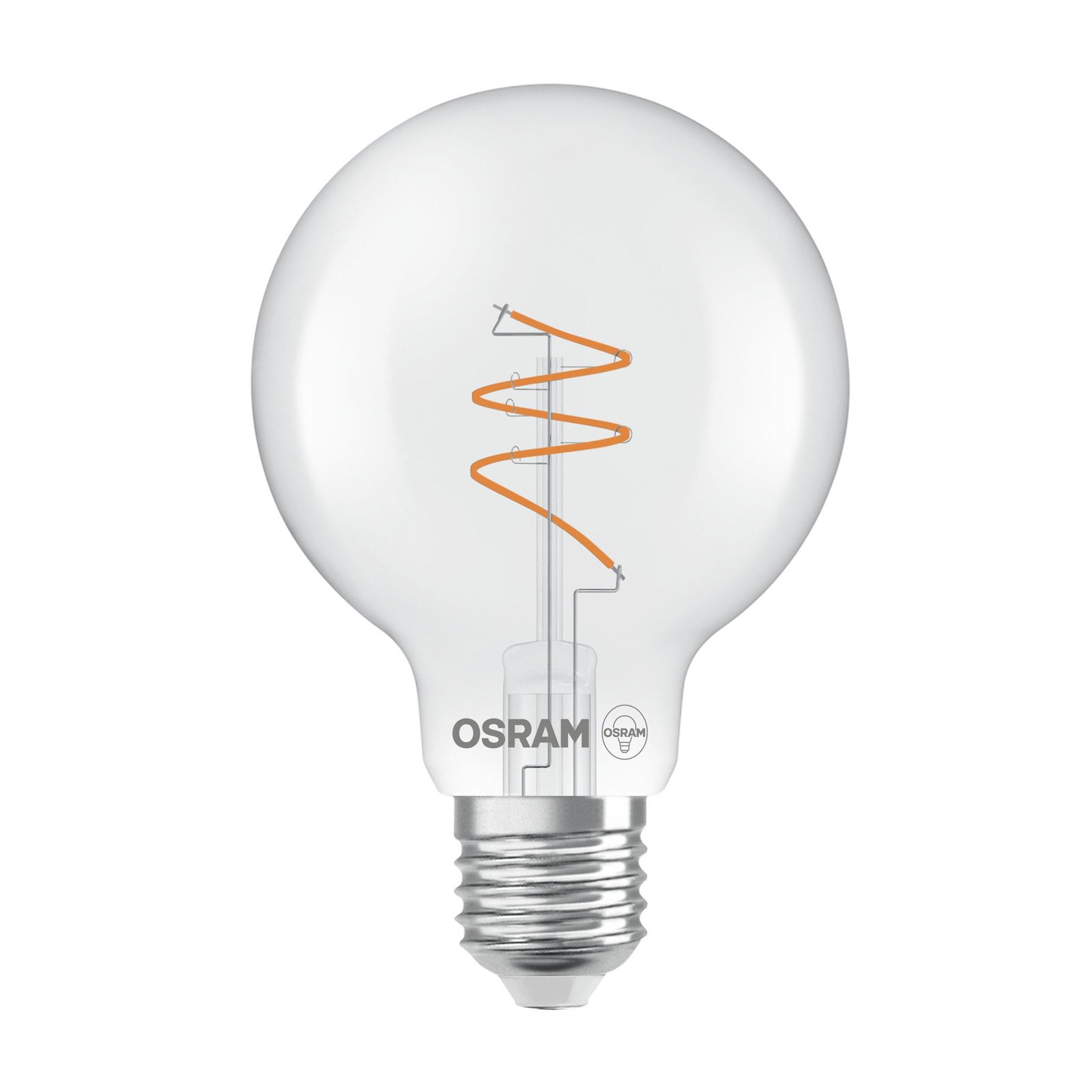 OSRAM LED Vintage G80 E27 4,6W 927 spiraalhõõgniit läbipaistev hämaram