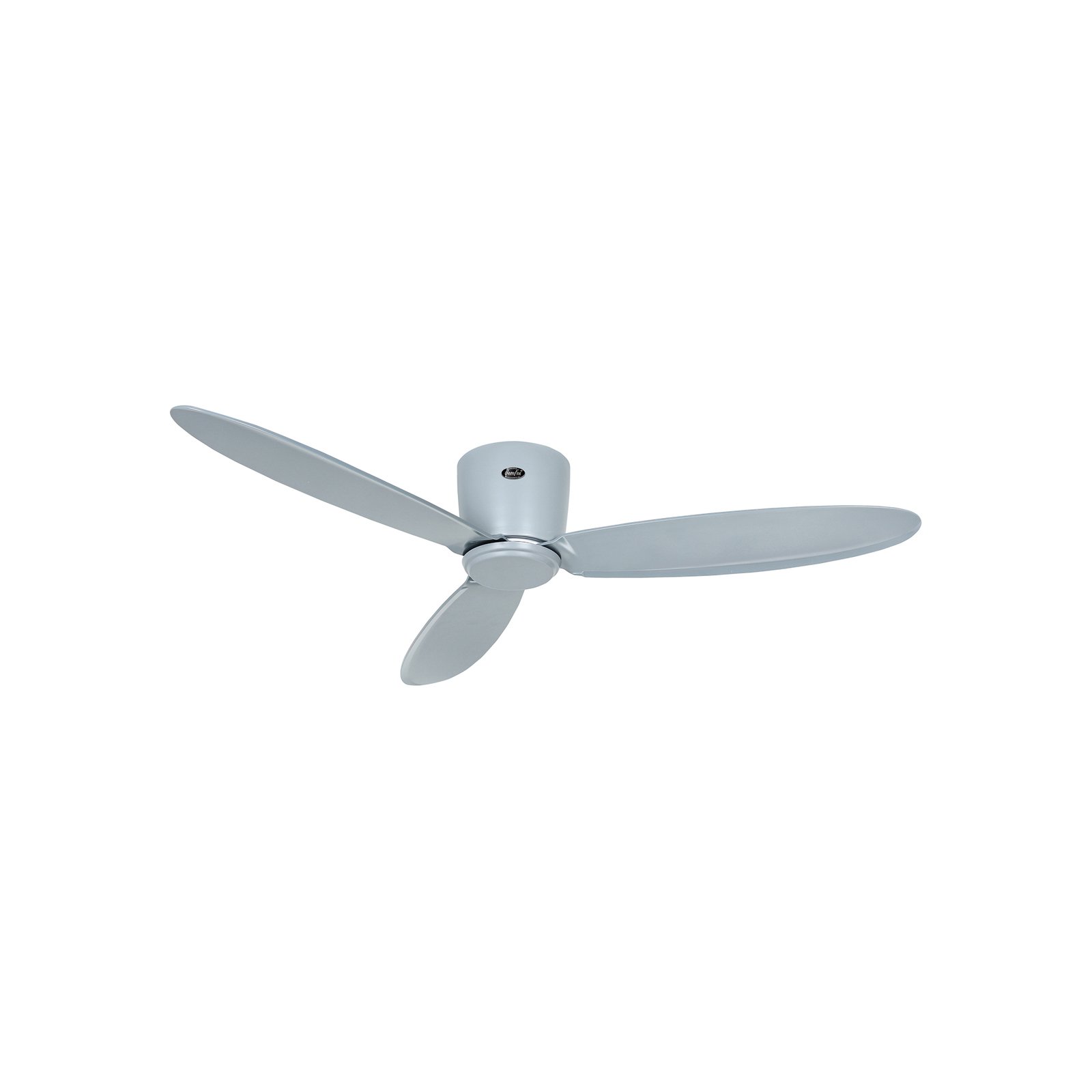 Smart Eco Plano II ceiling fan, Ø 132 cm, light grey, DC