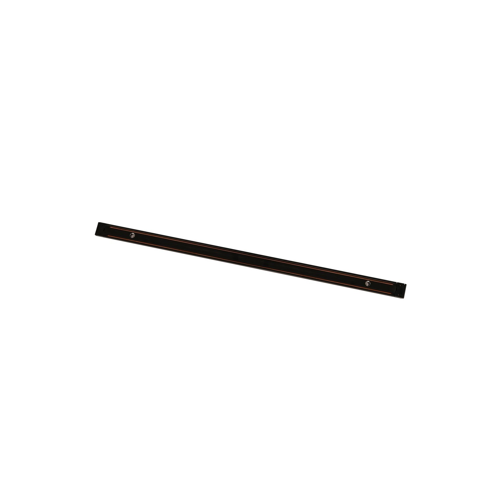 Lindby Napájací lišta Lumaro, čierna, hliník, dĺžka 53 cm