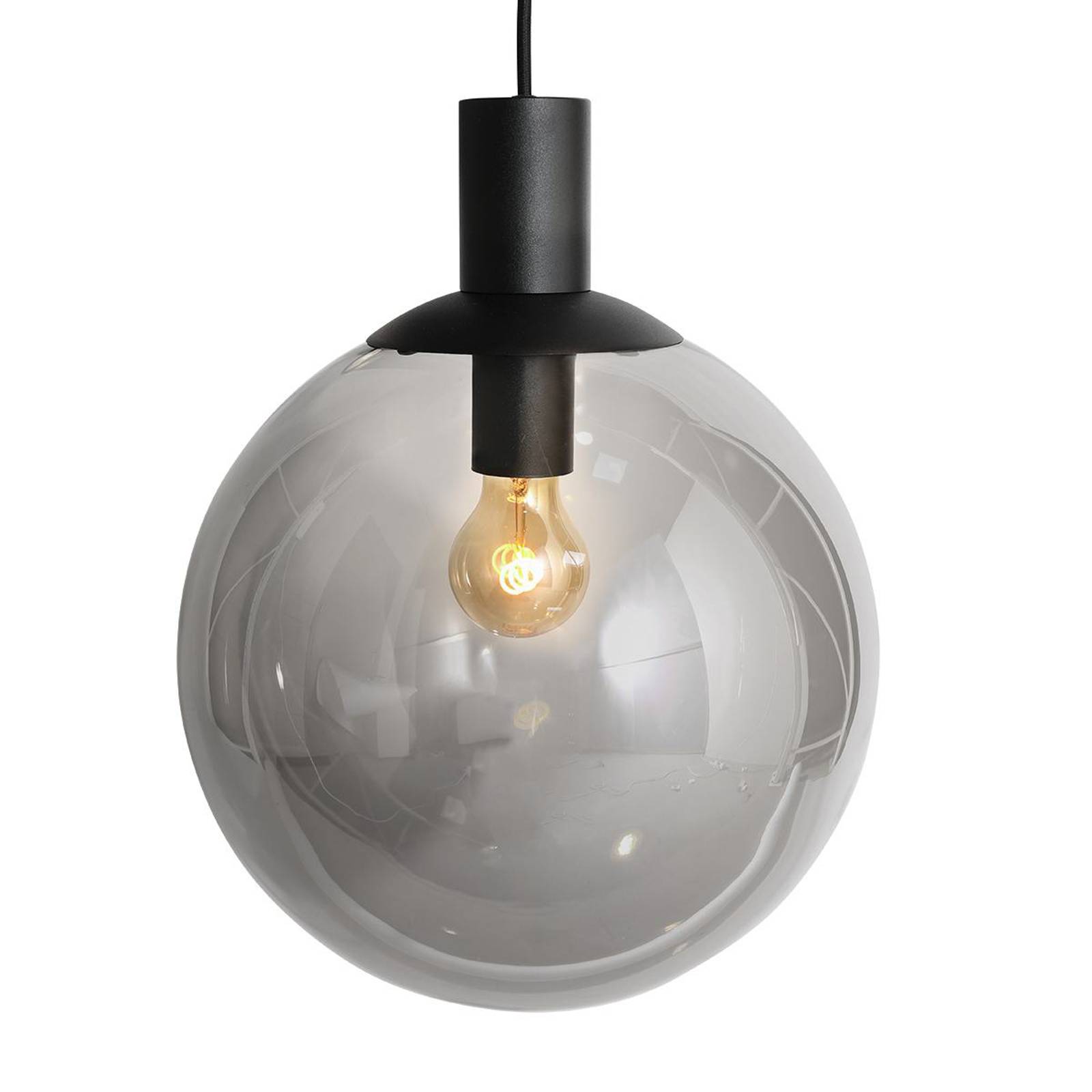 Lampa wisząca Bollique, 5-punktowa, okrągła, czarna, GU10 + E27