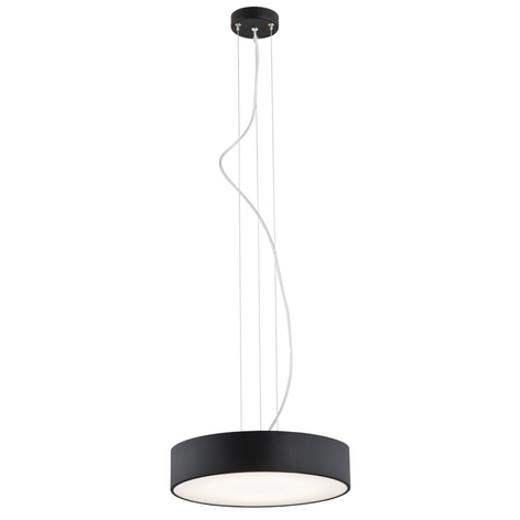 LED-Hängelampe Dayton, einflammig, Ø 35 cm schwarz