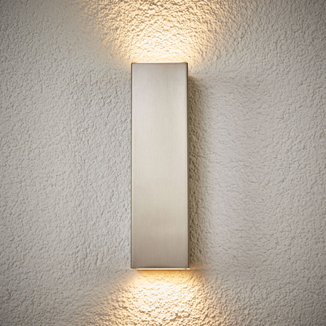 LED Außenwandleuchte Jana aus Edelstahl 25 x 7 cm LED Außenwandleuchte Jana aus Edelstahl 25 x 7 cm