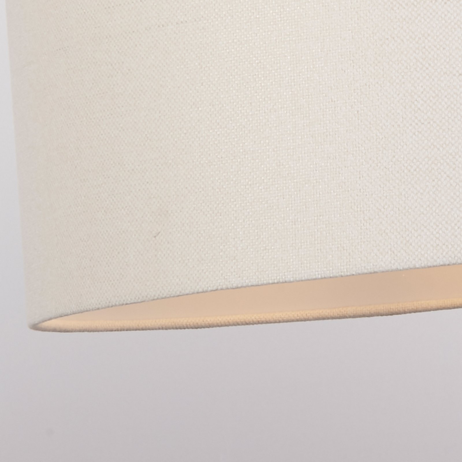 Rayna pendant light, Ø 50 cm, white, linen, E27