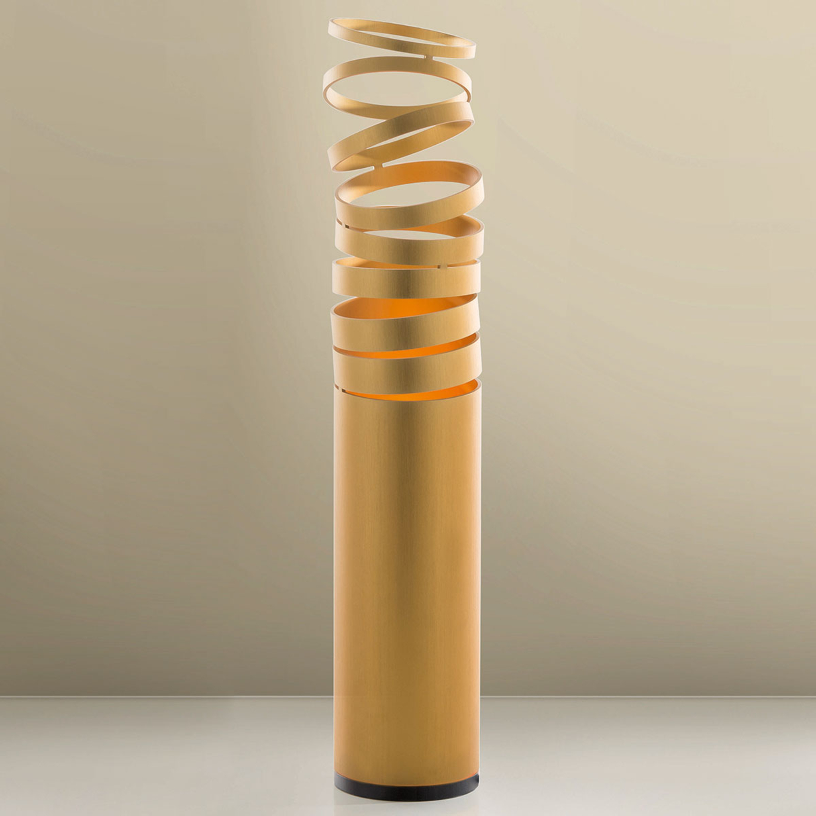 Stolná lampa Artemide Decomposé, zlatá