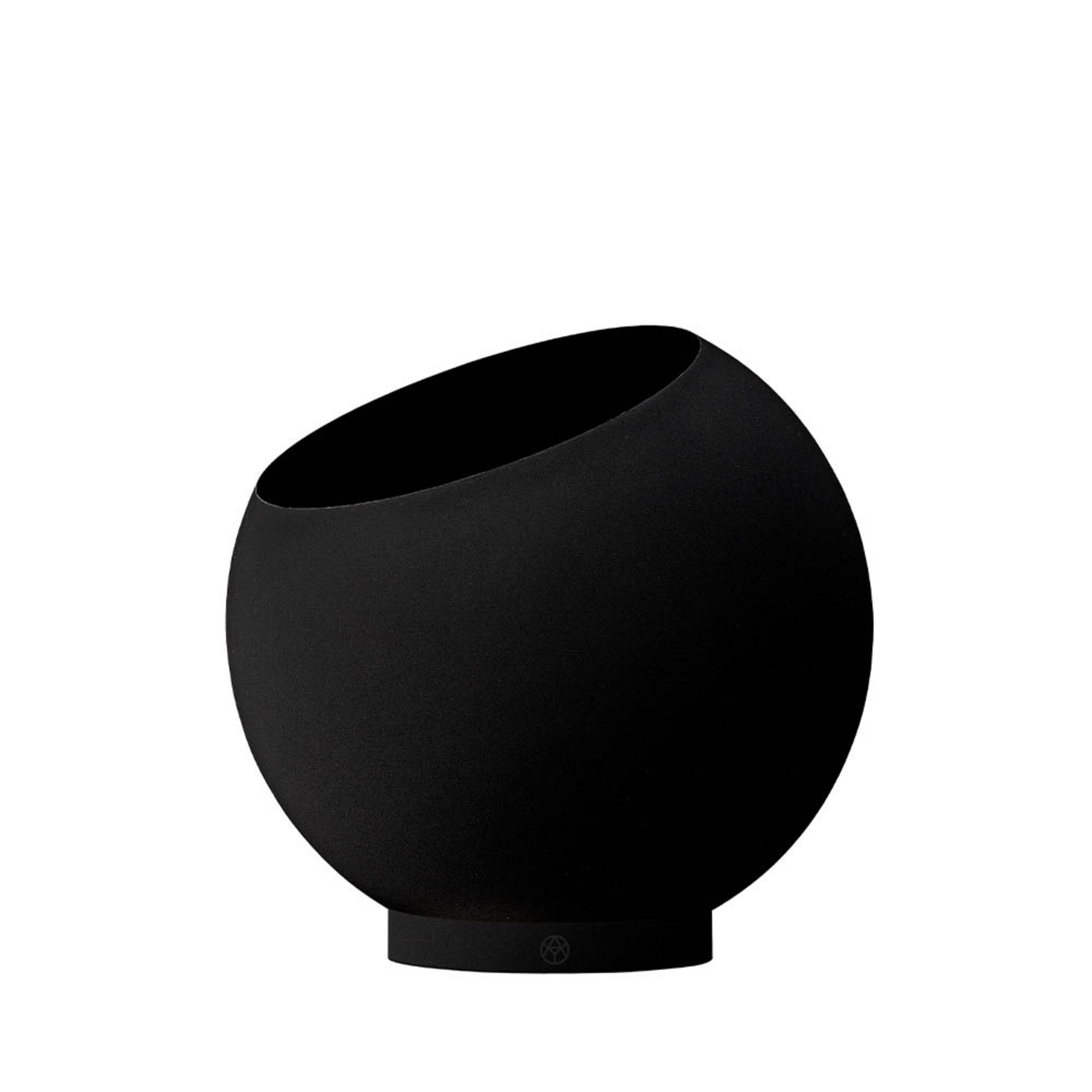 Globe Plant Pot Ø30xH26.6 Black - AYTM
