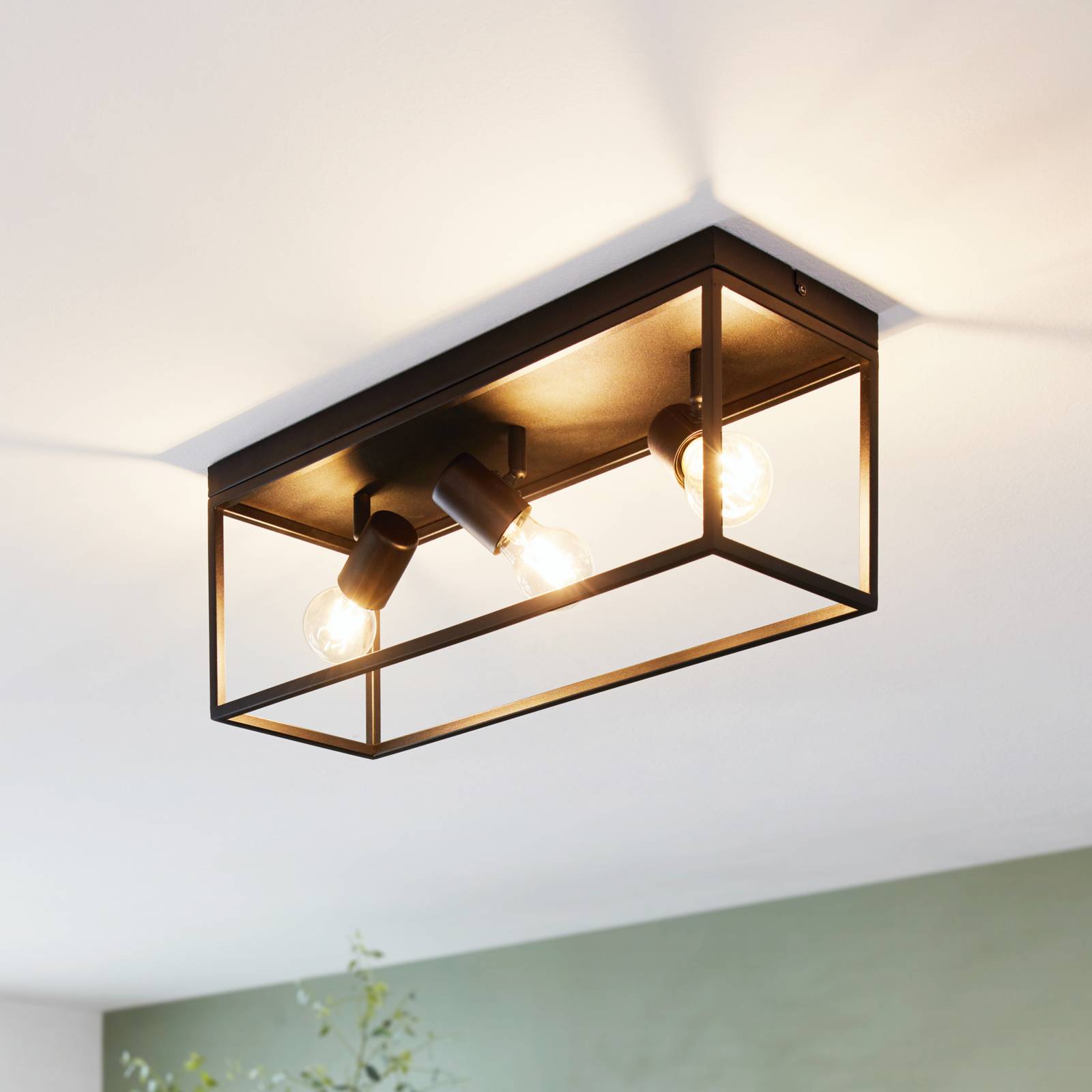 Deckenlampe Silentina dreiflammig, 54x18cm günstig online kaufen