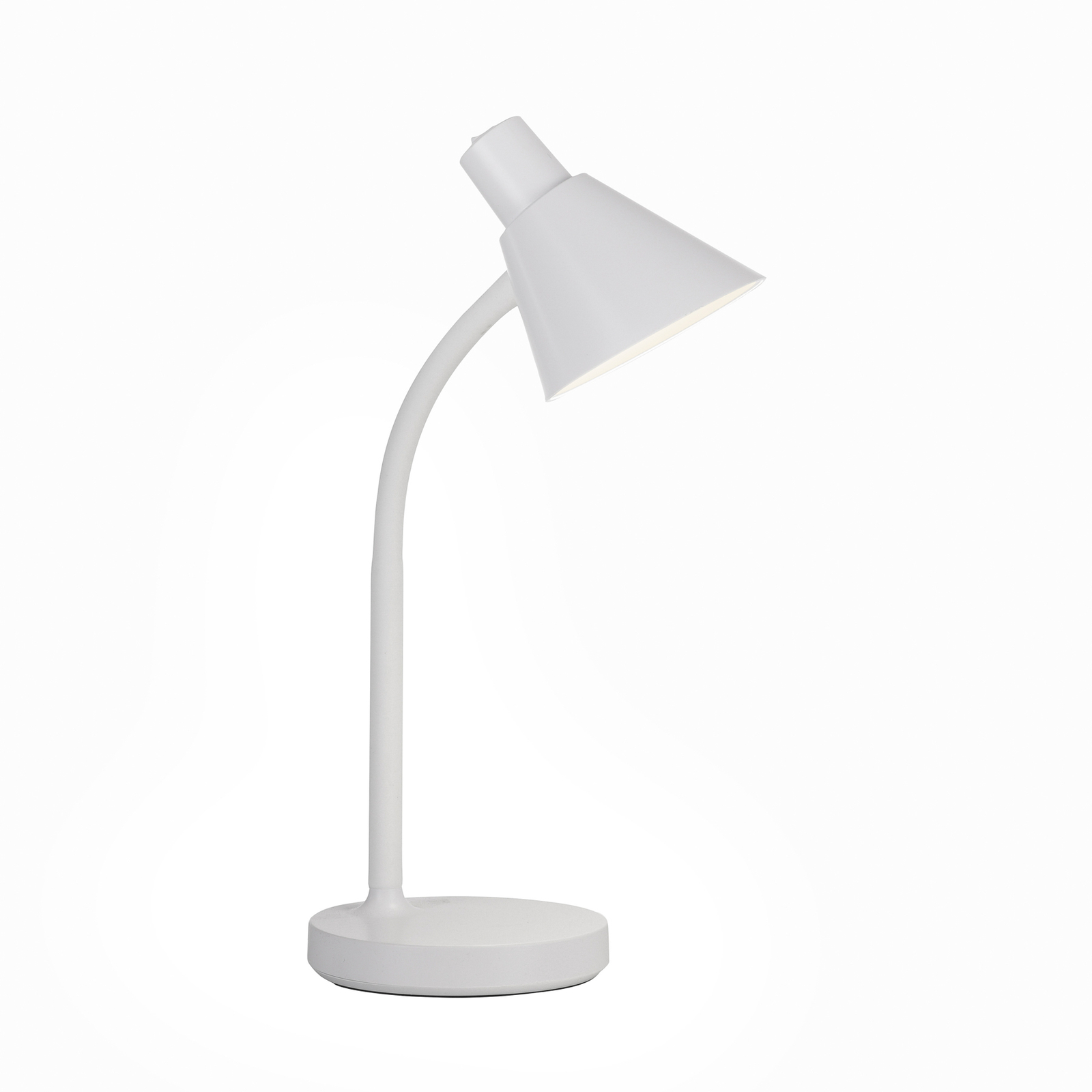 JUST LIGHT. LED galda lampa Pixie, plastmasas, balta