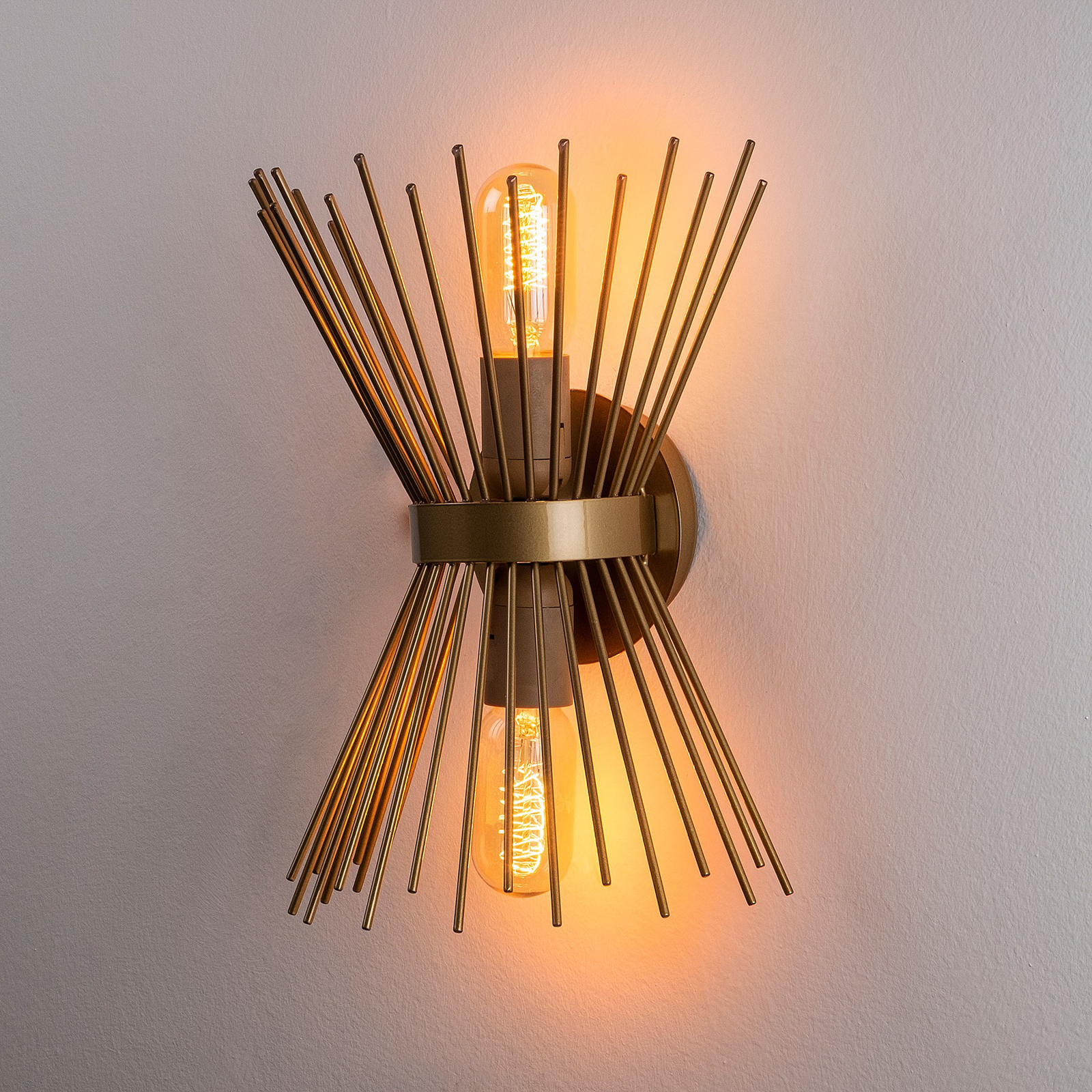 Kirpi 3092 wall light up/down width 23 cm gold