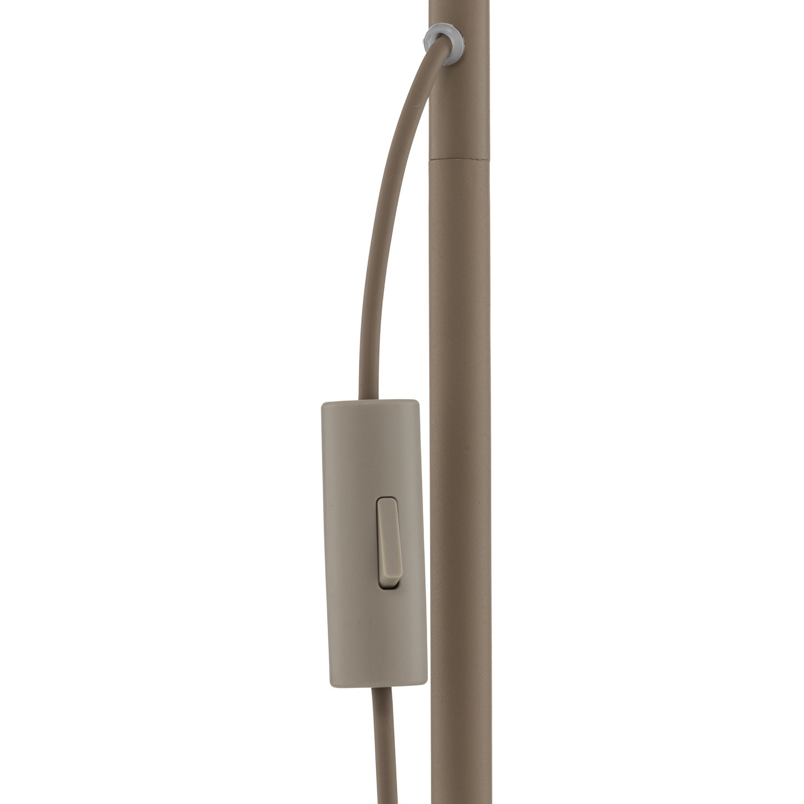 Lampa podłogowa Elizabeth, kolor piaskowy/beżowy, len, wysokość 152 cm, E27