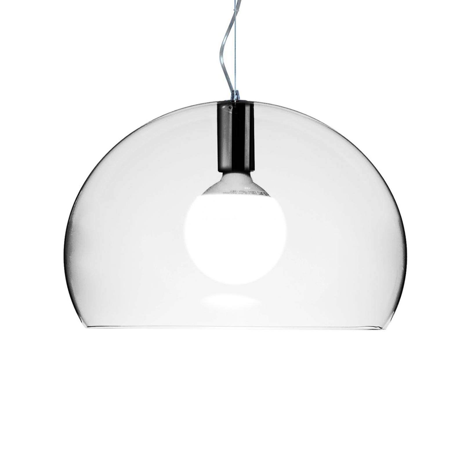 Kartell Small FL/Y LED-Hängeleuchte transparent