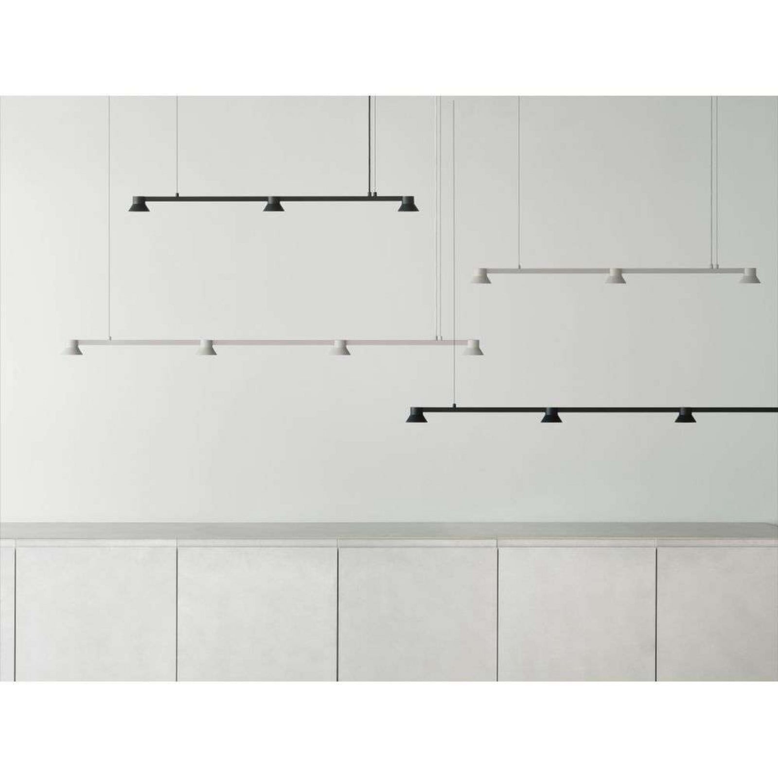 Hat Linear Pendel Small Black Normann Copenhagen - Spisestue - Aluminium