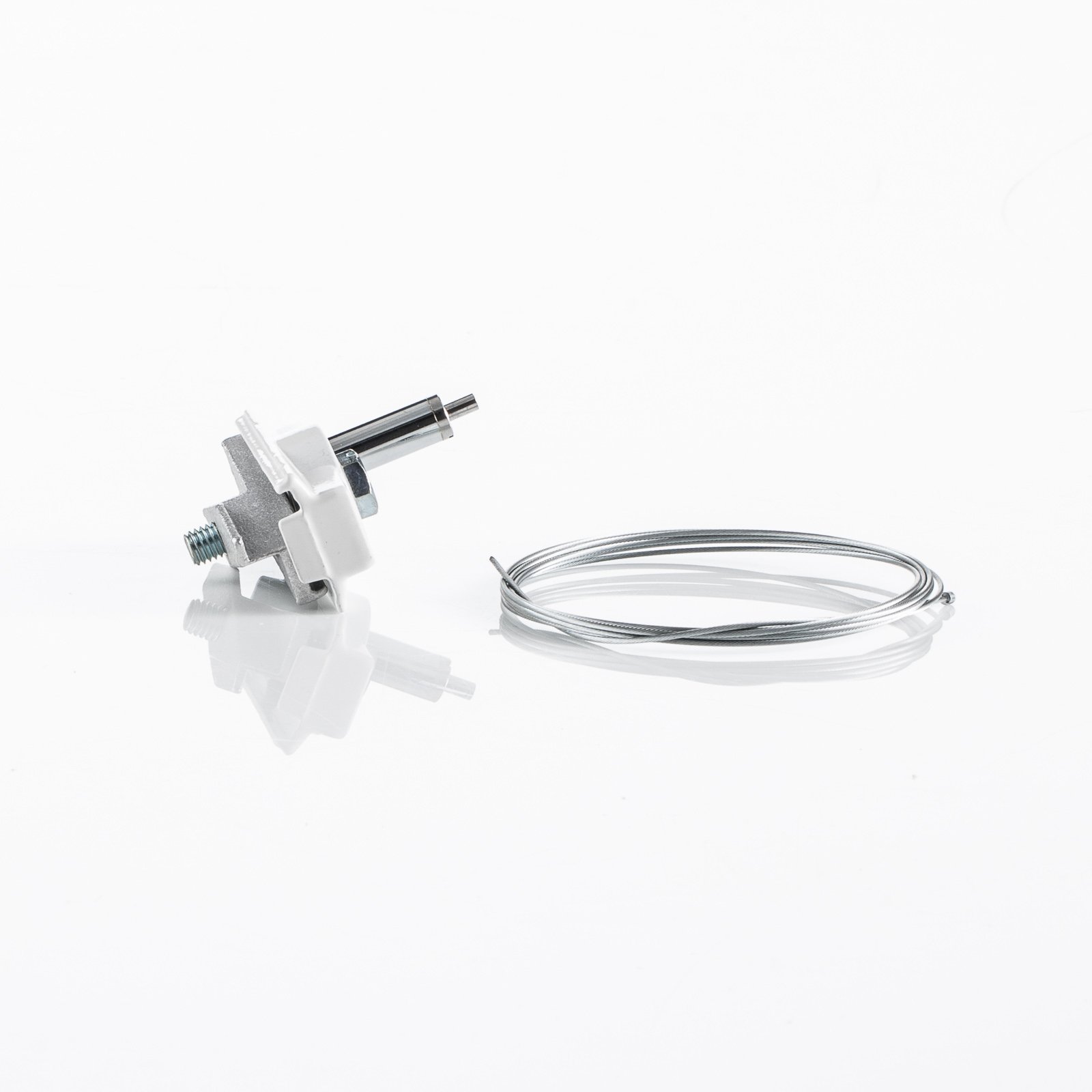 Ivela adapter mechanical, quick release, white